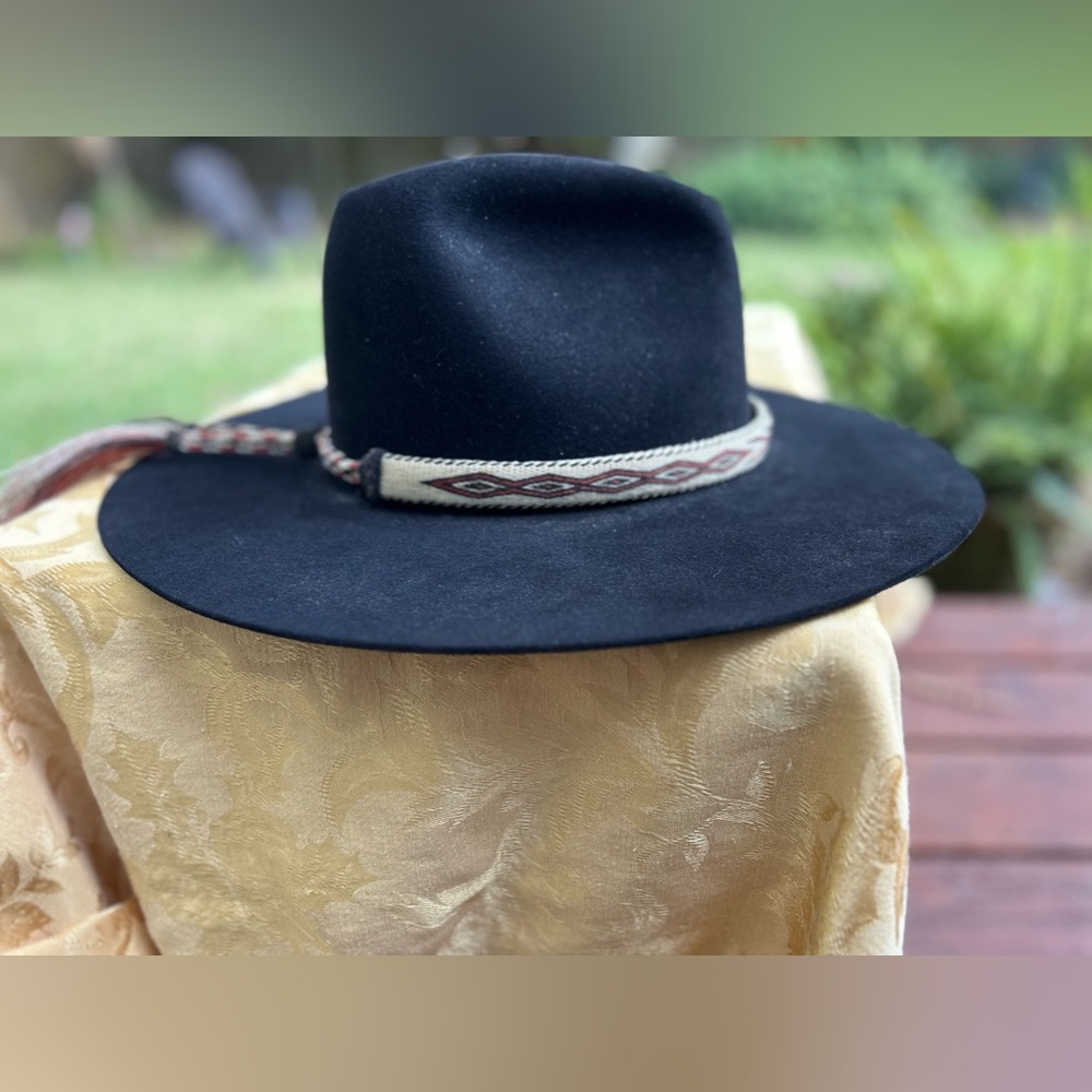Serratelli 5x Beaver western cowboy hat with horsehair hat band - Picture 13 of 16